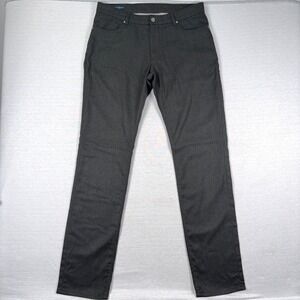 Peter Millar Collection Virgin Wool Pants Mens 34x35 Charcoal Straight